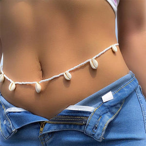 Shell Pendant Waist Chain Bohe...