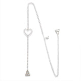 Stonefans Rhinestone Heart Shoulder Strap Chain