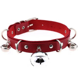 Goth Harajuku PU Leather Chain Heart Spiked Necklaces