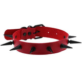Goth Harajuku PU Leather Chain Heart Spiked Necklaces