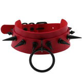 Goth Harajuku PU Leather Chain Heart Spiked Necklaces