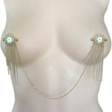 Crystal Nipple Shield Cover Heart Flower Nipple Rings Body Jewelry