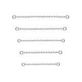 TA1 Titanium Chain Nose Ring Nose Stud Ear Stud Nose Chain Body Jewelry