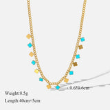 316L Stainless Steel Clover Necklace For Women High Body Jewelry