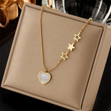 316L Stainless Steel Women Necklace High Pendant Chain Necklaces Gift