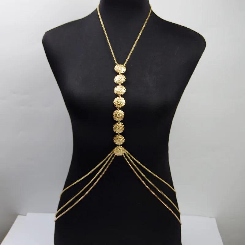 Women's Body Chain Necklace Accessory Sexy Swimsuit Bikini Y-Necklace