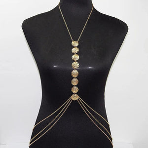 Women's Body Chain Necklace Accessory Sexy Swimsuit Bikini Y-Necklace