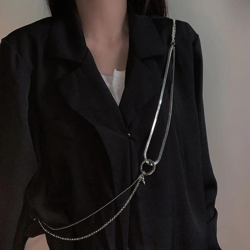 Punk Hip Hop Waist Chains Body Chain Jewelry for Women
