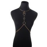 Sexy Body Chain Choker Bra Bikini Chest Chain Necklace for Women