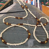 Brown Beads Belly Chain Elastic Body Waist Bohemia Beach Jewelry