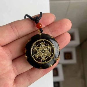 Quartz Natural Stone Orgone Pendant Necklace Healing Crystal Necklaces