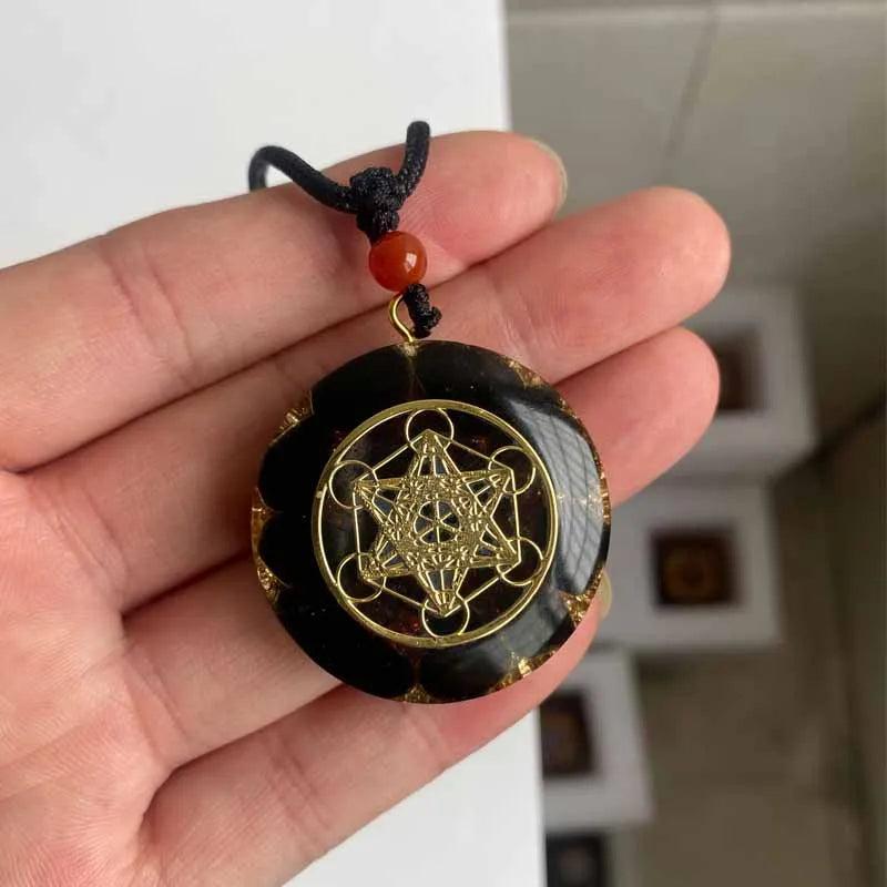 Quartz Natural Stone Orgone Pendant Necklace Healing Crystal Necklaces