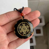 Quartz Natural Stone Orgone Pendant Necklace Healing Crystal Necklaces