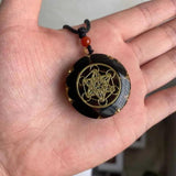 Quartz Natural Stone Orgone Pendant Necklace Healing Crystal Necklaces
