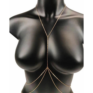 Layered Bikini Belly Chain Silver Body Chain Bra Beach Jewelry Women Girls