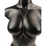 Layered Bikini Belly Chain Silver Body Chain Bra Beach Jewelry Women Girls