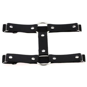 Punk Goth Elastic Garter Thigh Ring Stockings Belt Leg Chain Harness