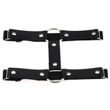Punk Goth Elastic Garter Thigh Ring Stockings Belt Leg Chain Harness