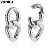 Vanku Chain Ear Hangers and Plugs Body Jewelry Piercing Earrings Gift