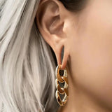 Vanku Chain Ear Hangers and Plugs Body Jewelry Piercing Earrings Gift