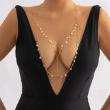 Sexy Sequin Body Chain Necklace for Women Beach Bikinis Nightclub Jewelry