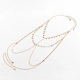 Sexy Sequin Body Chain Necklace for Women Beach Bikinis Nightclub Jewelry