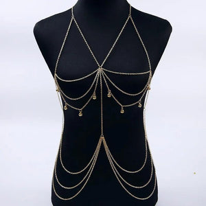 Women Chain Necklaces&Pendants Sexy Chest Neck Chains Necklace Collier Bijoux
