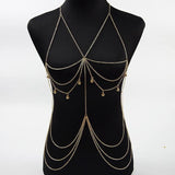 Women Chain Necklaces&Pendants Sexy Chest Neck Chains Necklace Collier Bijoux