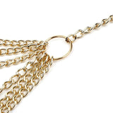 Sexy Gold Chain Halter Bra & Waist Set Bling Body Chain Jewelry