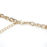Sexy Gold Chain Halter Bra & Waist Set Bling Body Chain Jewelry
