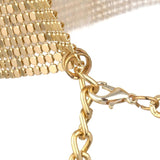 Women Body Chain Adjustable Chest Chain Punk Metal Bling Jewelry