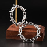 Vankula 5mm Chains Spike Ear Weight Hanger Expanders Earring Gauges
