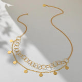 Copper Waist Chain For Women Personality Temperament Ladies Body Chain
