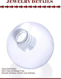 14G 5mm Pearl Replacement Body Piercing Balls