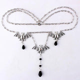 Witch Moon Pentagram Belly Chain Waist Beads Dress Women Summer Waist Chain