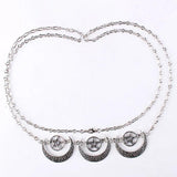 Witch Moon Pentagram Belly Chain Waist Beads Dress Women Summer Waist Chain