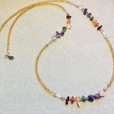 Rose Quartz Amethyst Gemstone Crystal Clasp Waist Beads