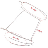 Sexy Metal Body Chain Rhinestone Cover Up Waist Leg Chain