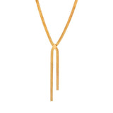 Vintage Long Tassel Cross Knot Chain Choker Necklace
