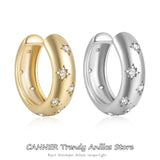 925 Silver Zircon Ear Cuff Vintage No Pierced Clip