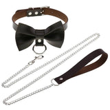 Harajuku PU Leather Chain Necklace for Couple Gift
