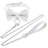 Harajuku PU Leather Chain Necklace for Couple Gift