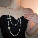 Multi-layered Sweater Chain Long Necklace for Women