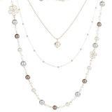 Long Pearl Necklace Multilayer Small Pearl Pendant Sweater Chain