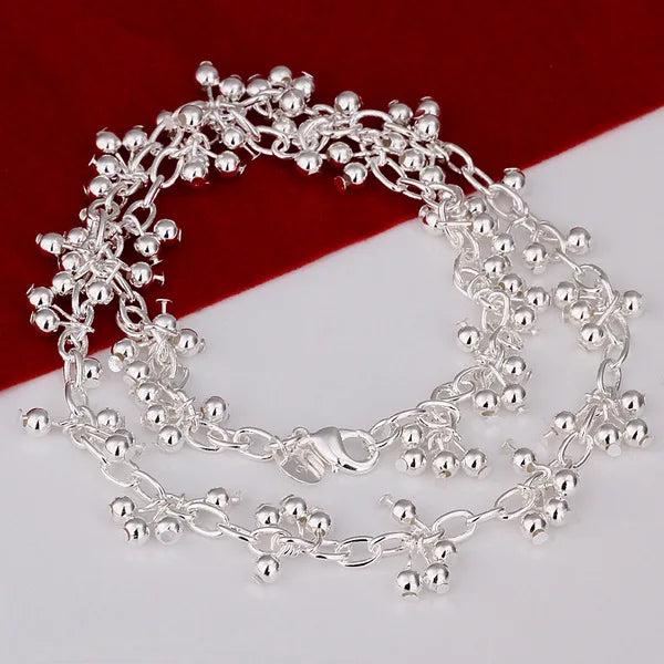 925 Sterling Silver Pearl Chains Necklace for Women