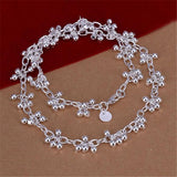 925 Sterling Silver Pearl Chains Necklace for Women