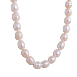 Freshwater Natural Pearls Beads Necklace Women Gift