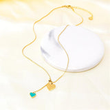 316L Stainless Steel Sea Shell Butterfly Heart Pendant Necklace Jewelry