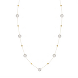 Minimalism Pearl Beading Pendant Short Clavicle Chain Necklace