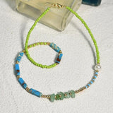 Bohemia Beaded Choker Pearl Necklace for Women